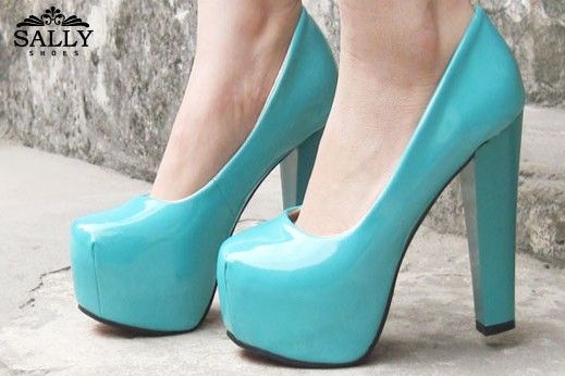 scarpin azul