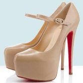 meia pata boneca salto 14cm